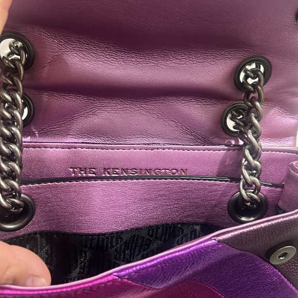 Kurt Geiger Pink and Purple Shoulder Bag THE KENSINGTON - Picture 12 of 14